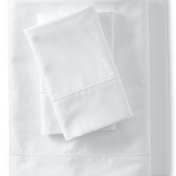 400 Thread Count Premium Supima Cotton Sateen Bed Sheet Set - KING, WHITE