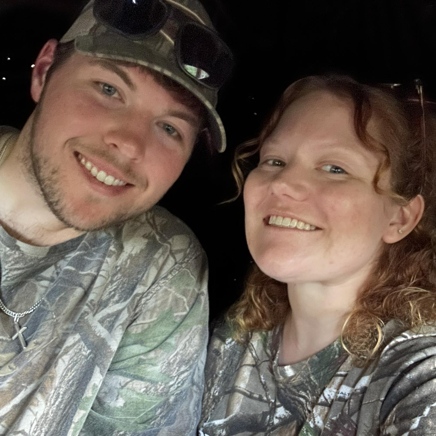 It is so much fun to share hobbies with each other. Jay taught Victoria how to hunt!