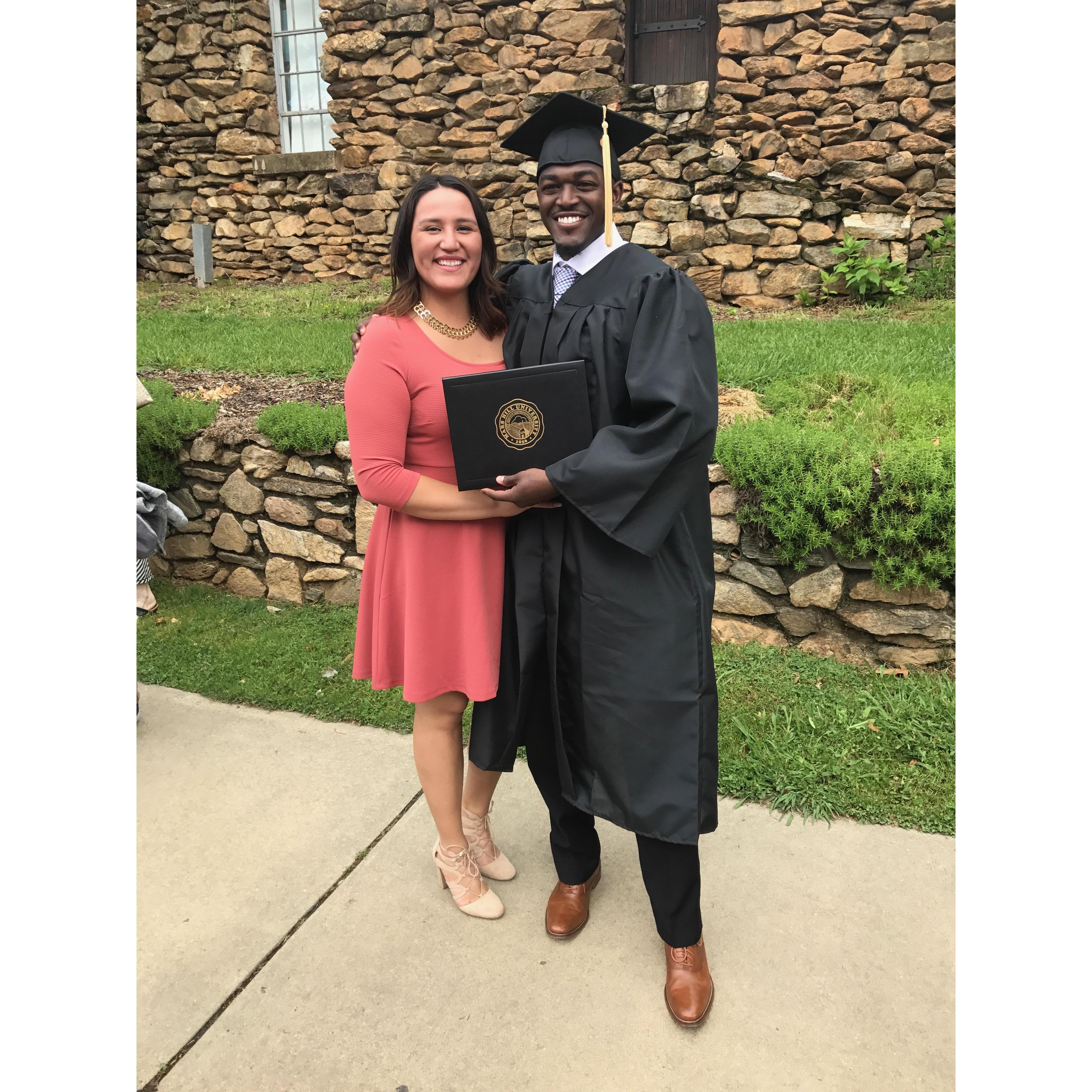 Nick's graduation