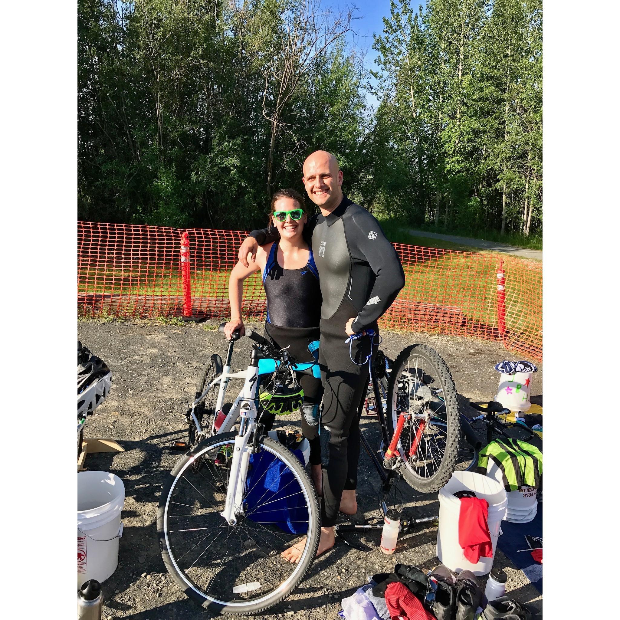 Olympic Triathlon North Pole, Alaska: Summer 2017