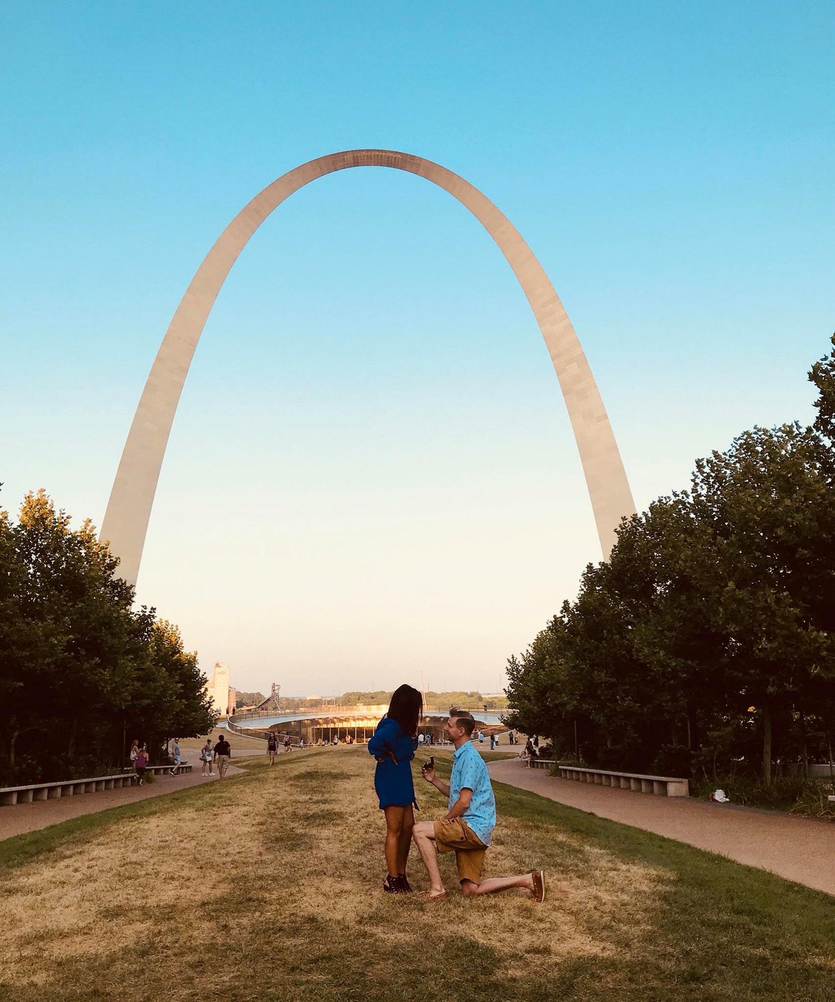 The proposal St. Louis !