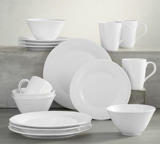 Au Naturale 16-Piece Dinnerware Set light gray