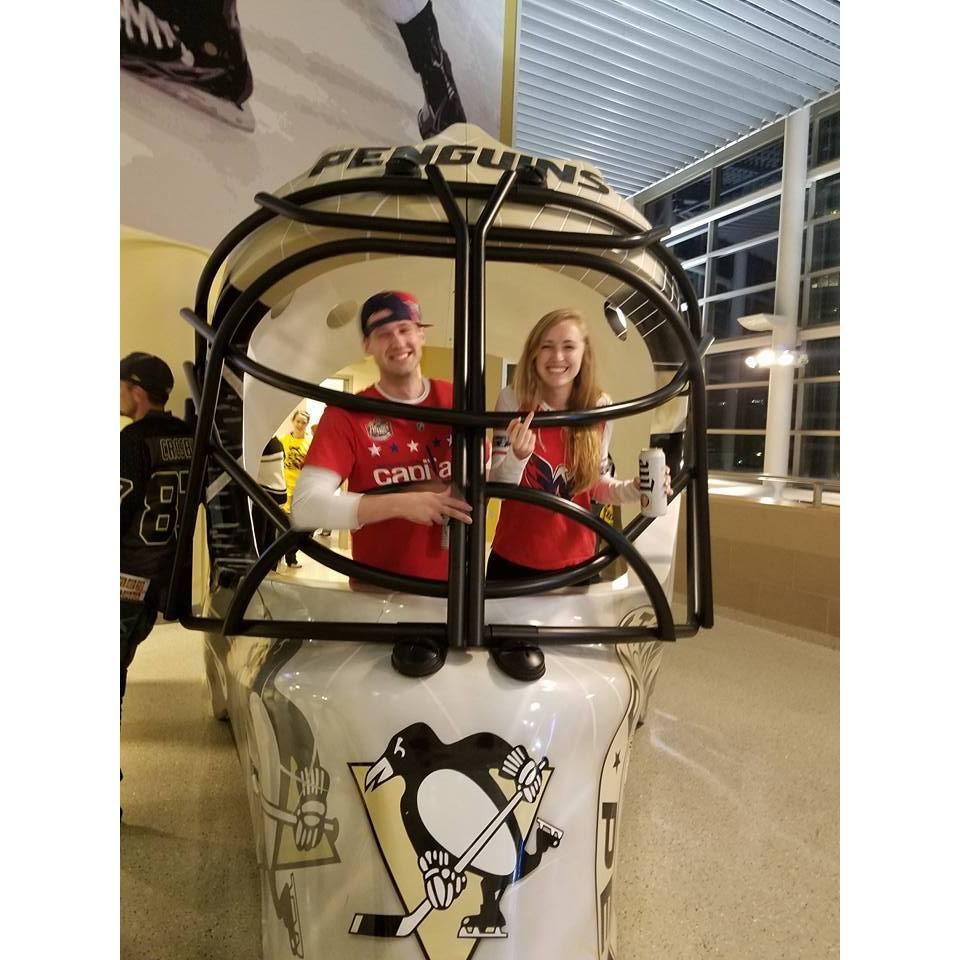 Caps v. Pens in the Playoffs -
Pittsburgh, PA