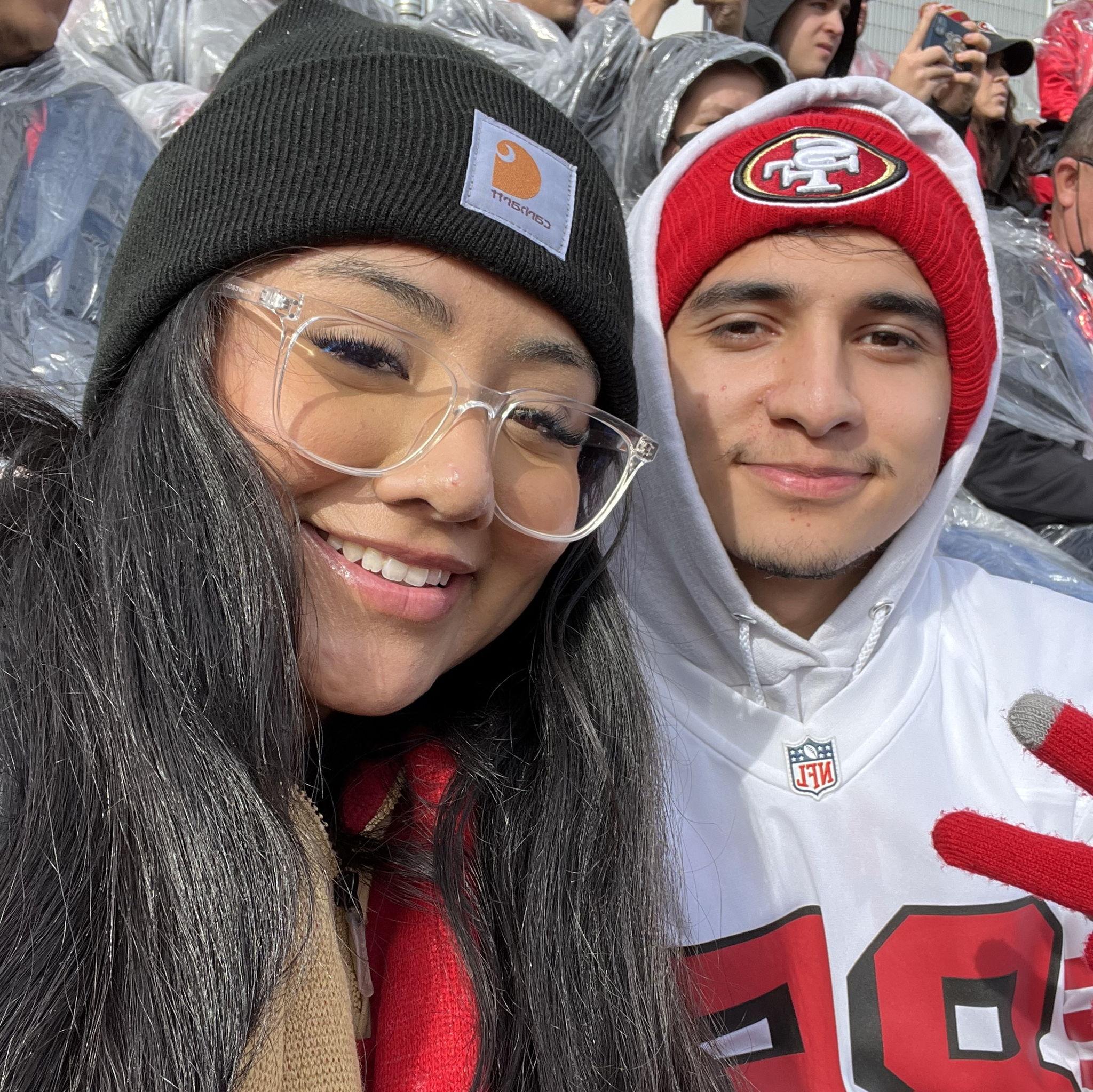 First football game together