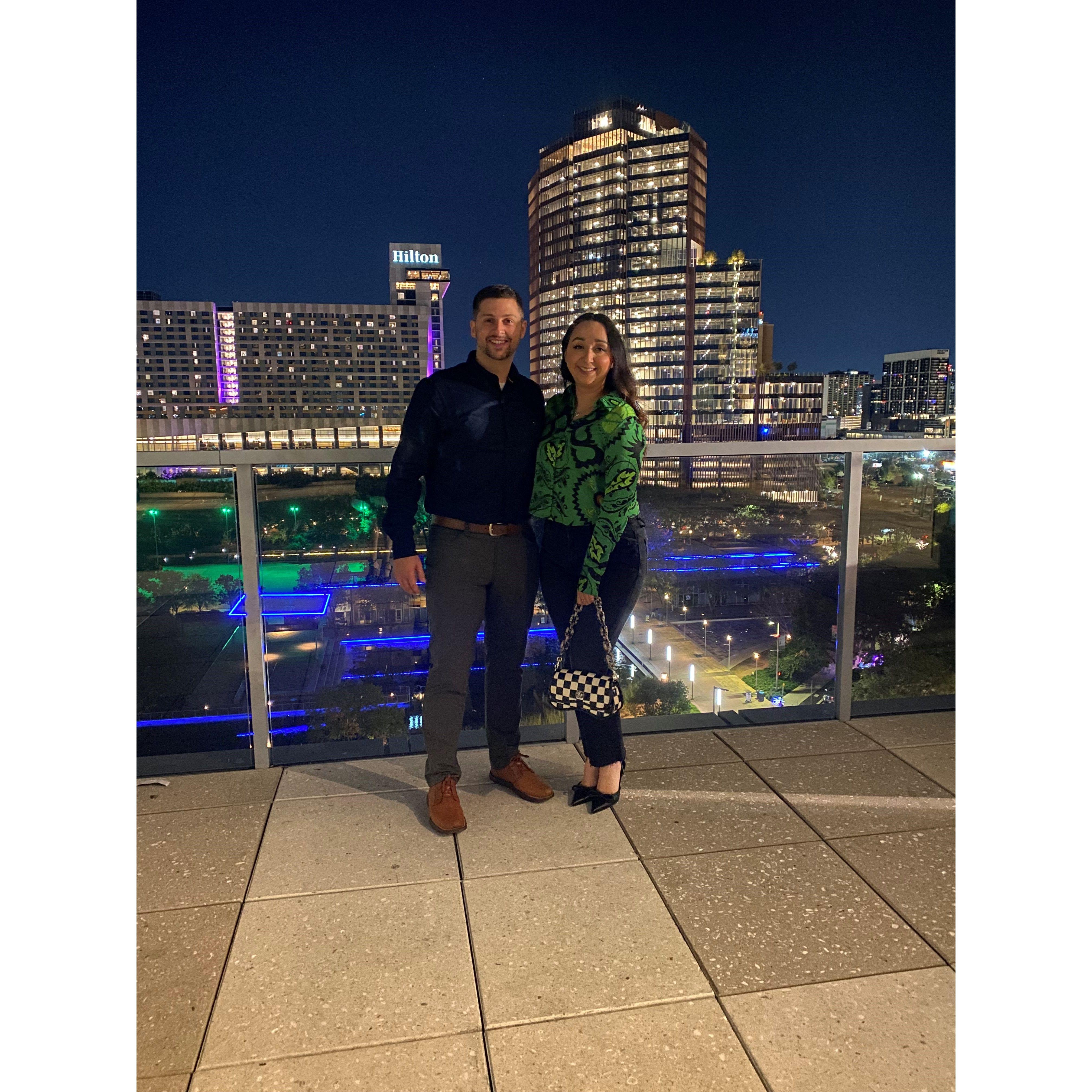 We love Frank Sinatra, this was at a Frank Sinatra tribute concert in downtown Houston