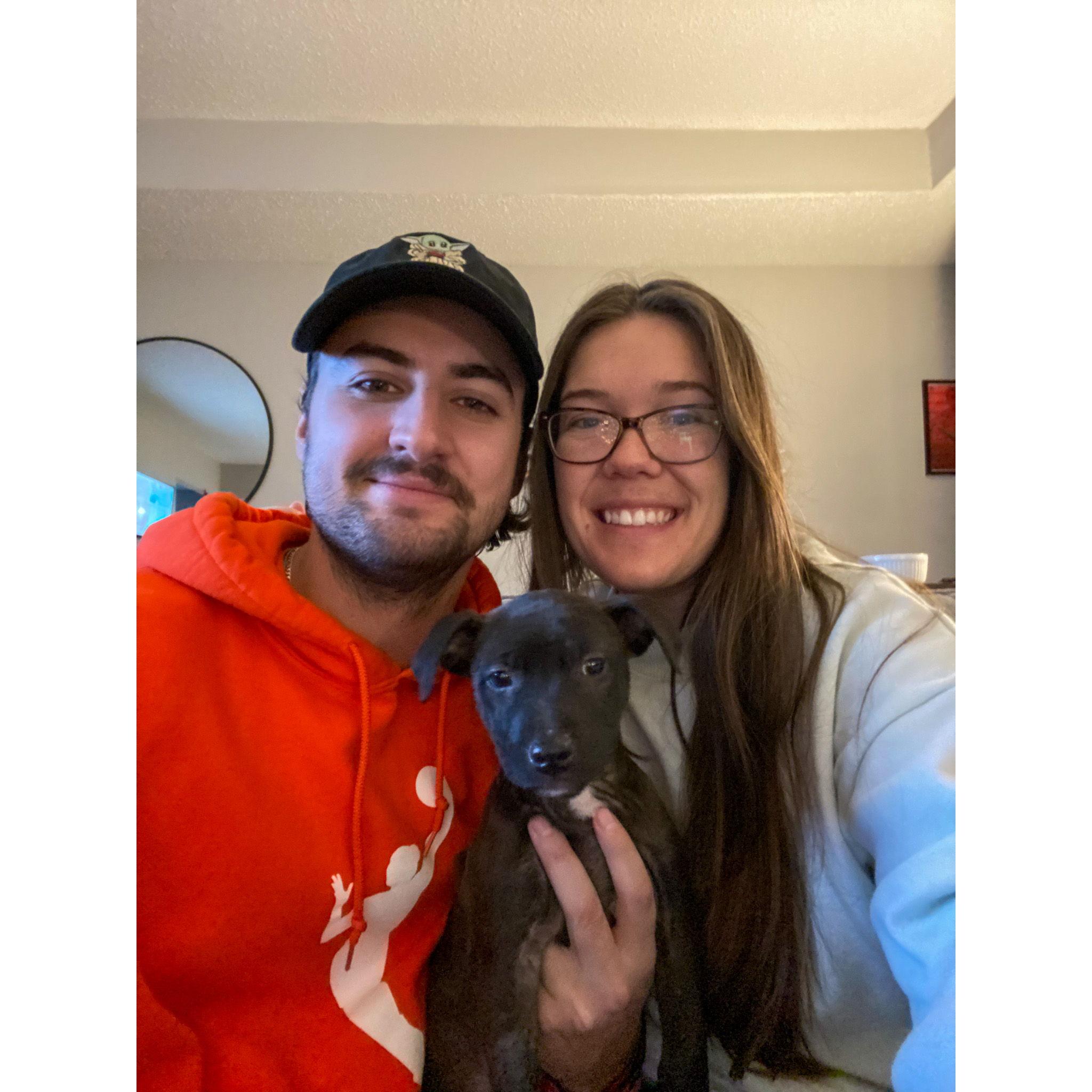 First family photo with Harper