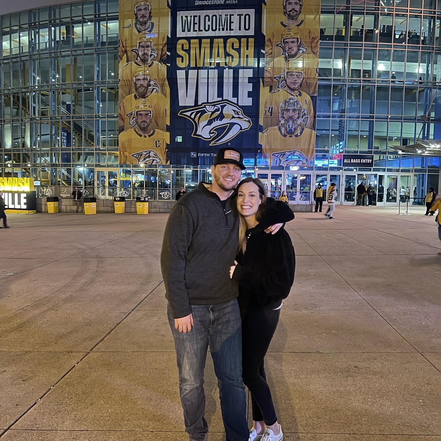Nashville preds game - January 2023
