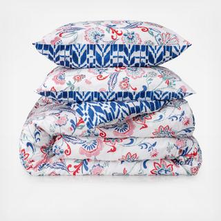 Hampton Floral 3-Piece Duvet Set