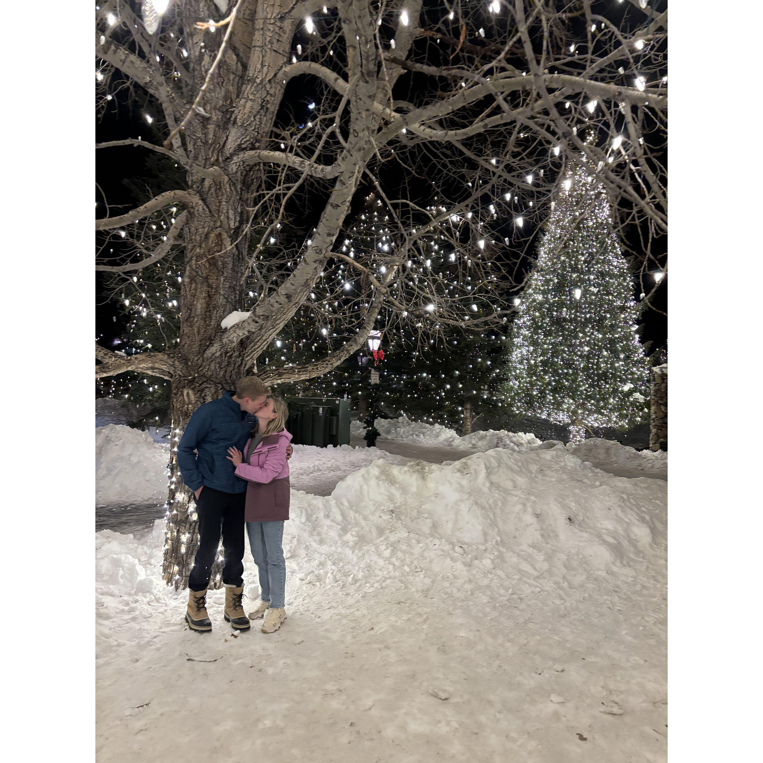 Night of the engagement after dinner