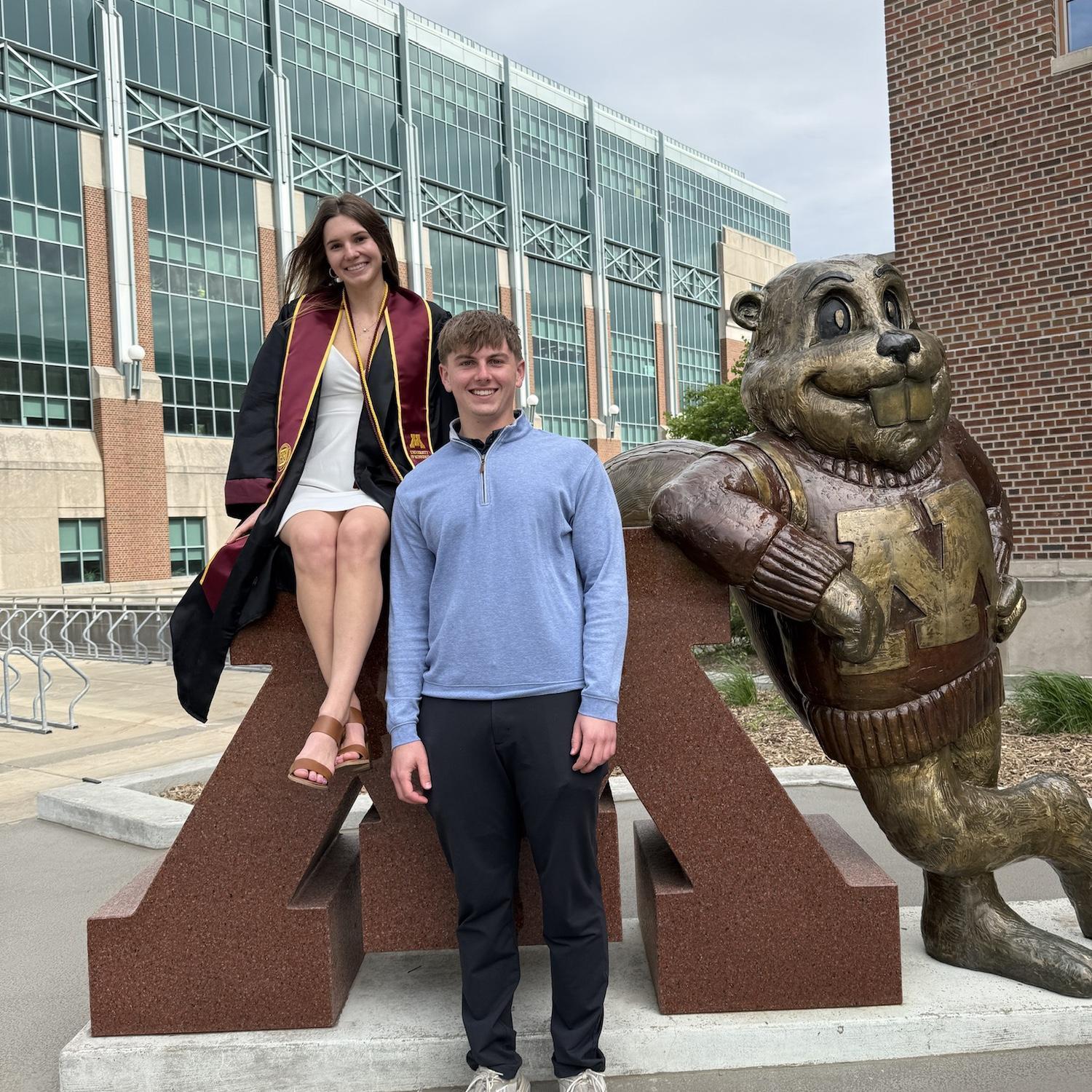 Ang's college graduation from UMN