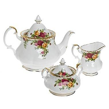 Royal Doulton 652383203570 Old Country Roses 3-Piece Tea Set