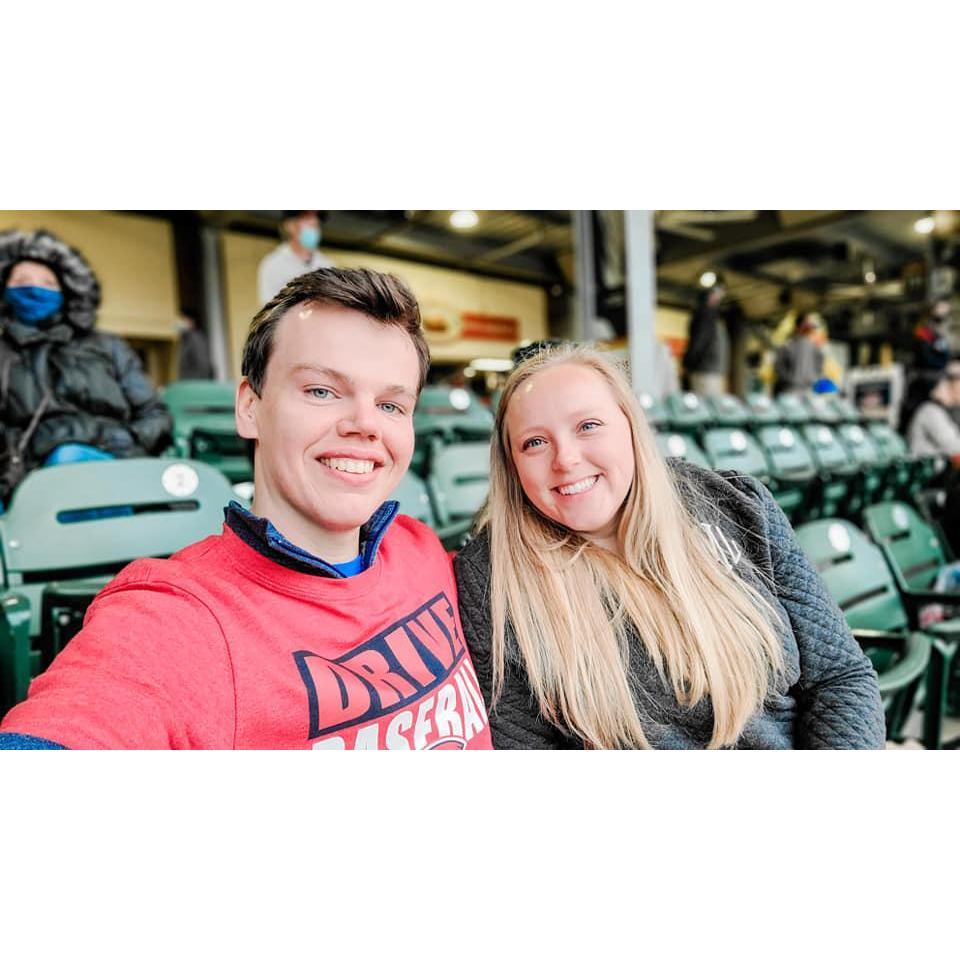 First Greenville Drive game.