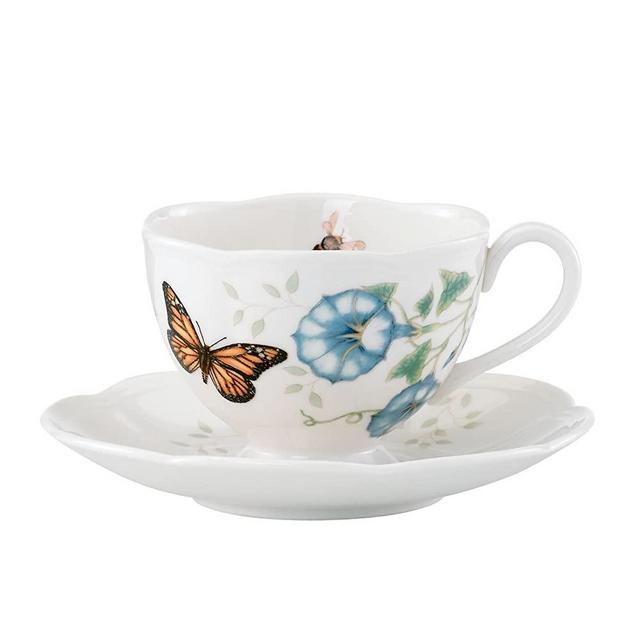 Lenox Monarch Butterfly Meadow Cup And Saucer, 1.3 LB
