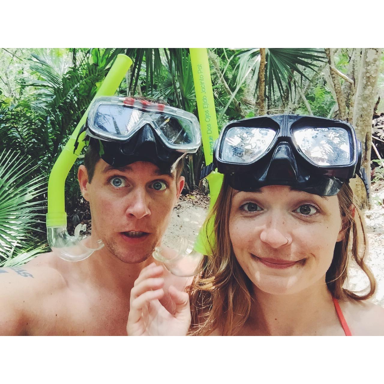 Here we are in Tulum hunting Jaguar Sharks.