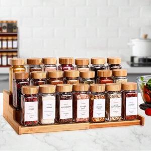 Empty Spice Jars With Label Pack