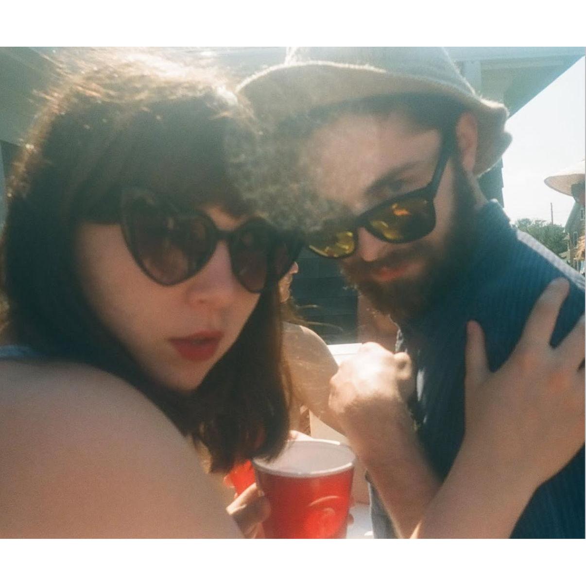 Anna Allard took this awesome photo of us on her film camera at Tom's first time at the shore!