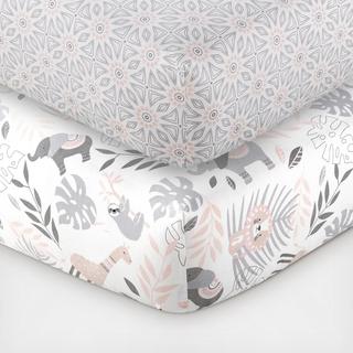 Imani 2-Piece Fitted Crib Sheet Set