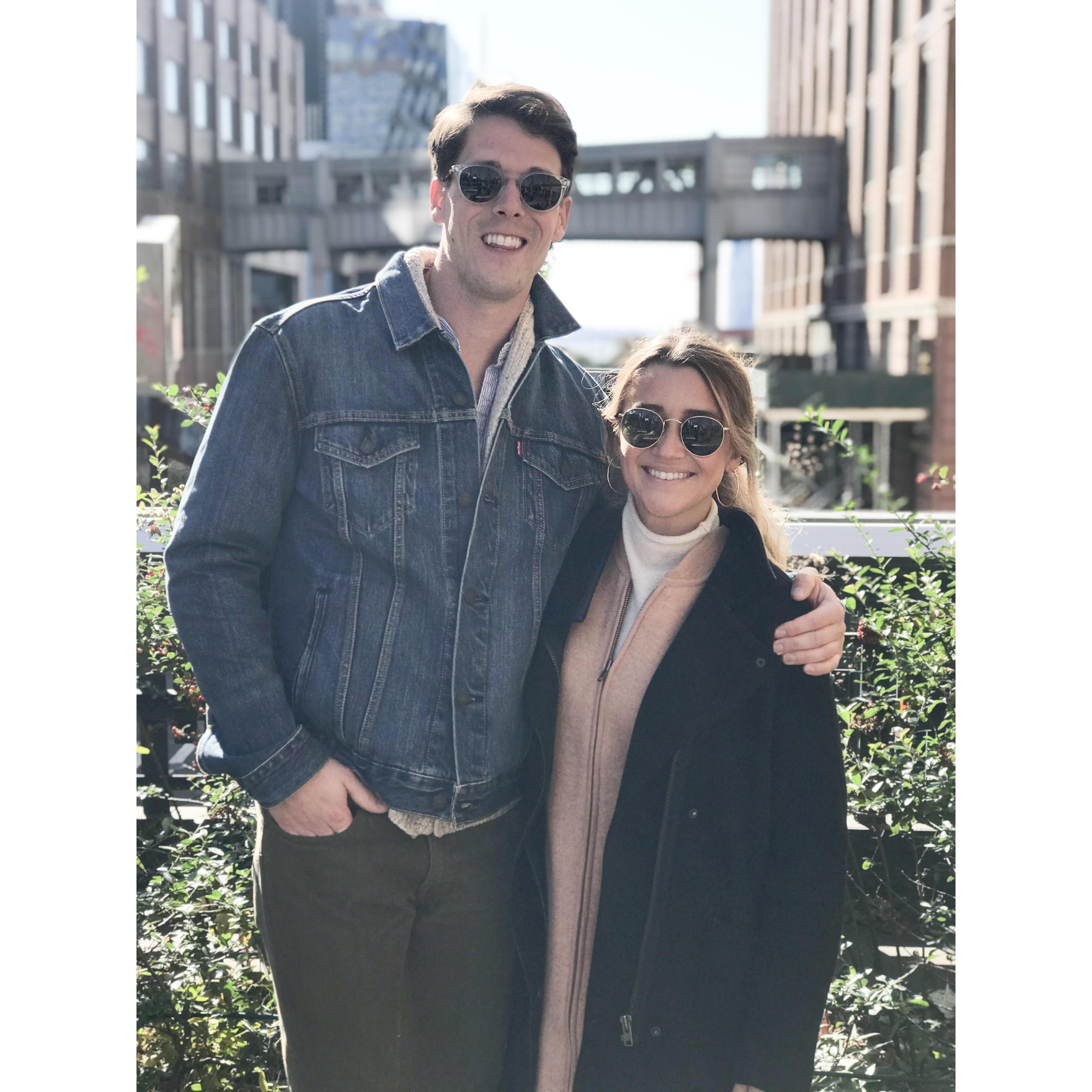November 11th 2018
On the Highline in New York City
The day after we got engaged!