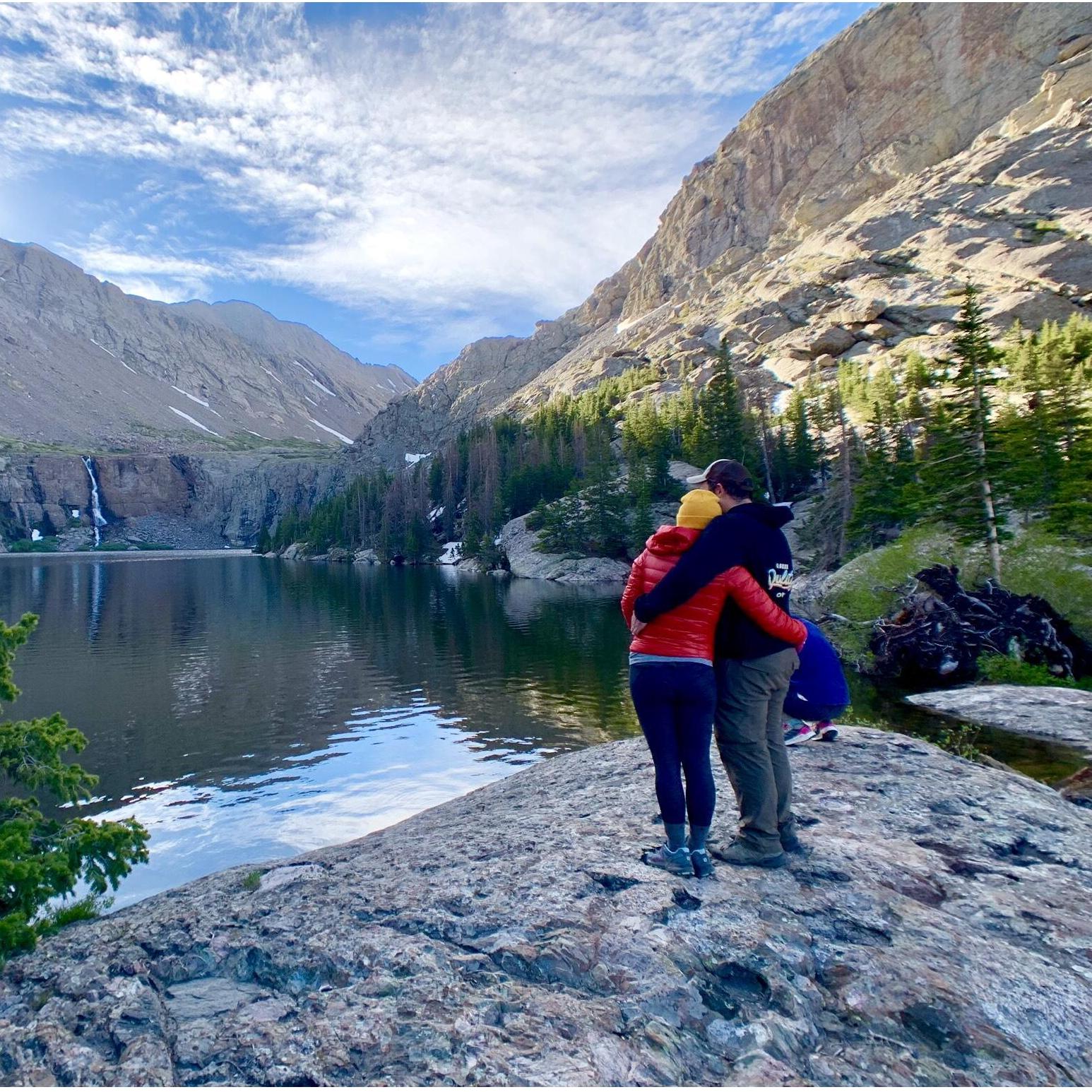 Our first backpacking trip together in Colorado July 2019.