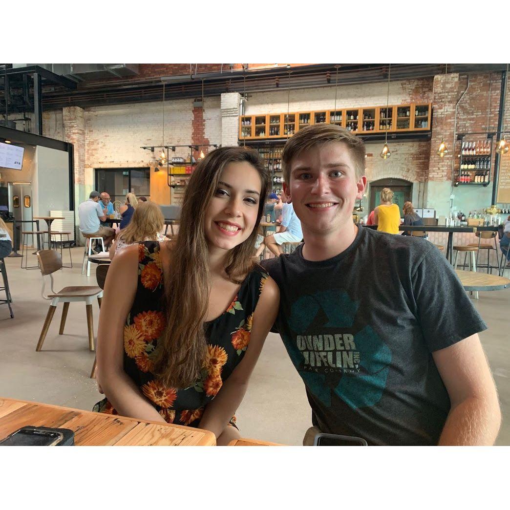 Our first photo together in 2019