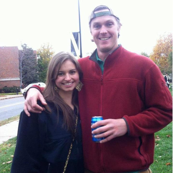 Oh, do we look young? Maybe that's because this is from Vanderbilt Homecoming 2012, our unofficial anniversary.
