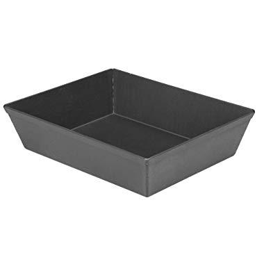 LloydPans Kitchenware 8 by 10 inch Detroit Style Pizza Pan USA Made Hard-Anodized