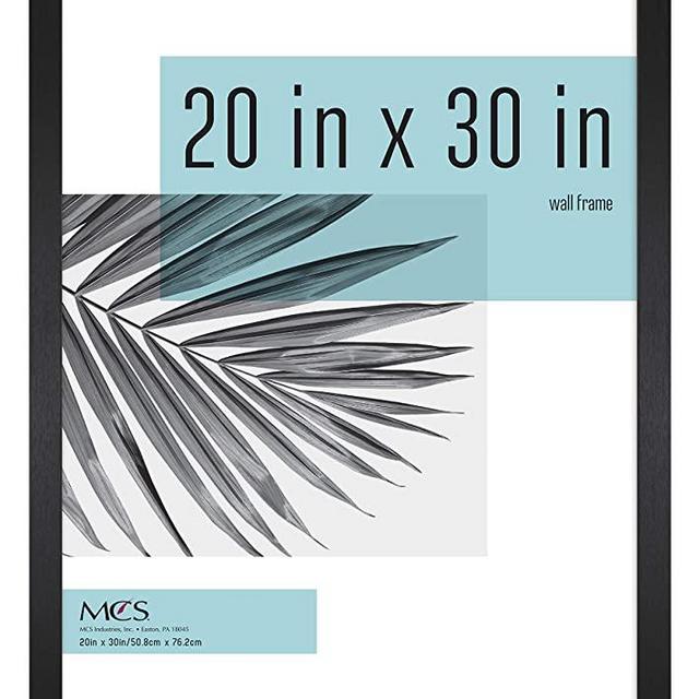 MCS Industries Studio Gallery Frames, 20x30 in, Black Woodgrain