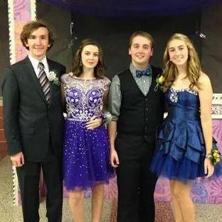Our first homecoming dance.