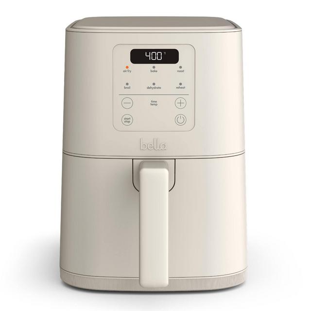 bella 4qt Air Fryer Oatmilk