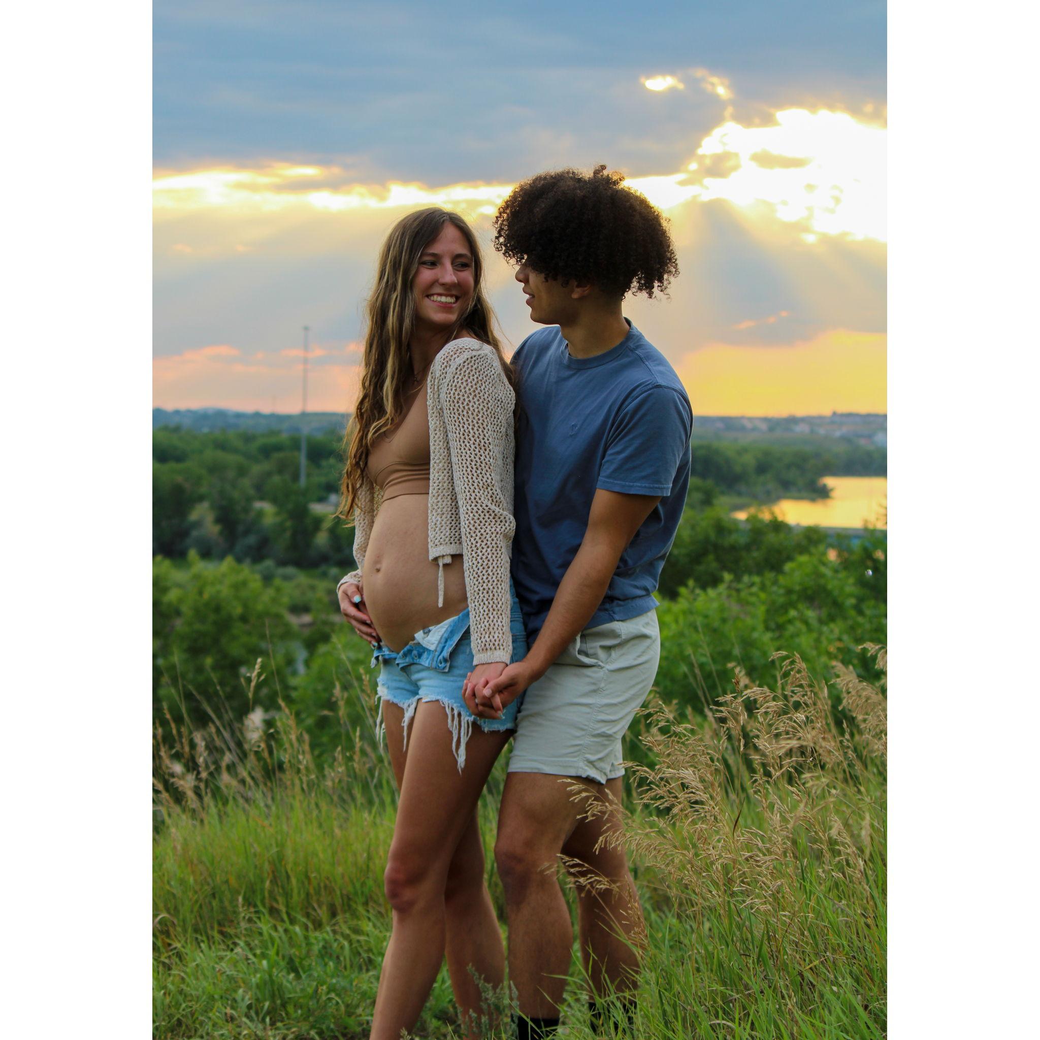 Our pregnancy reveal...