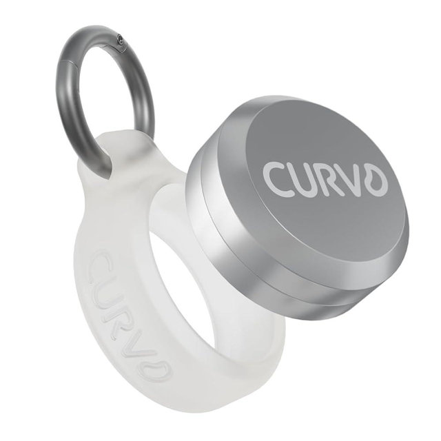 CURVD Premium Carrying Case – Durable Travel Keychain Container, Medicine Pill Organizer & Travel Pill Box, Small Waterproof Holder for Pills, Earplugs, Jewelry, Compatible with Loop, Vibes & Eargasm