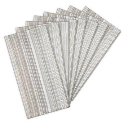Krista Stripe Napkins in Neutral (Set of 8)