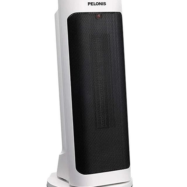 PELONIS PH-19J 1500W Fast Heating, Programmable Thermostat, Easy Control, Widespread Oscillation, Over Heating & Tip-over Switch Protection, 7.72 x 7.72 x 17.76 Inches, White
