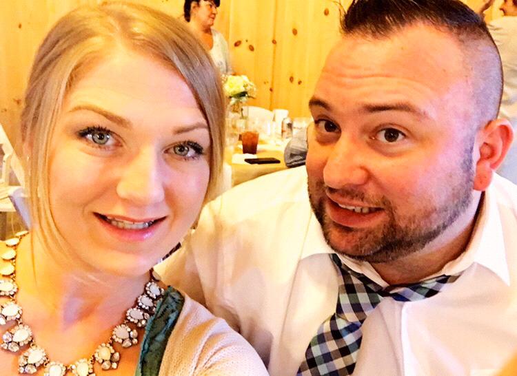 Dressed up for a wedding!