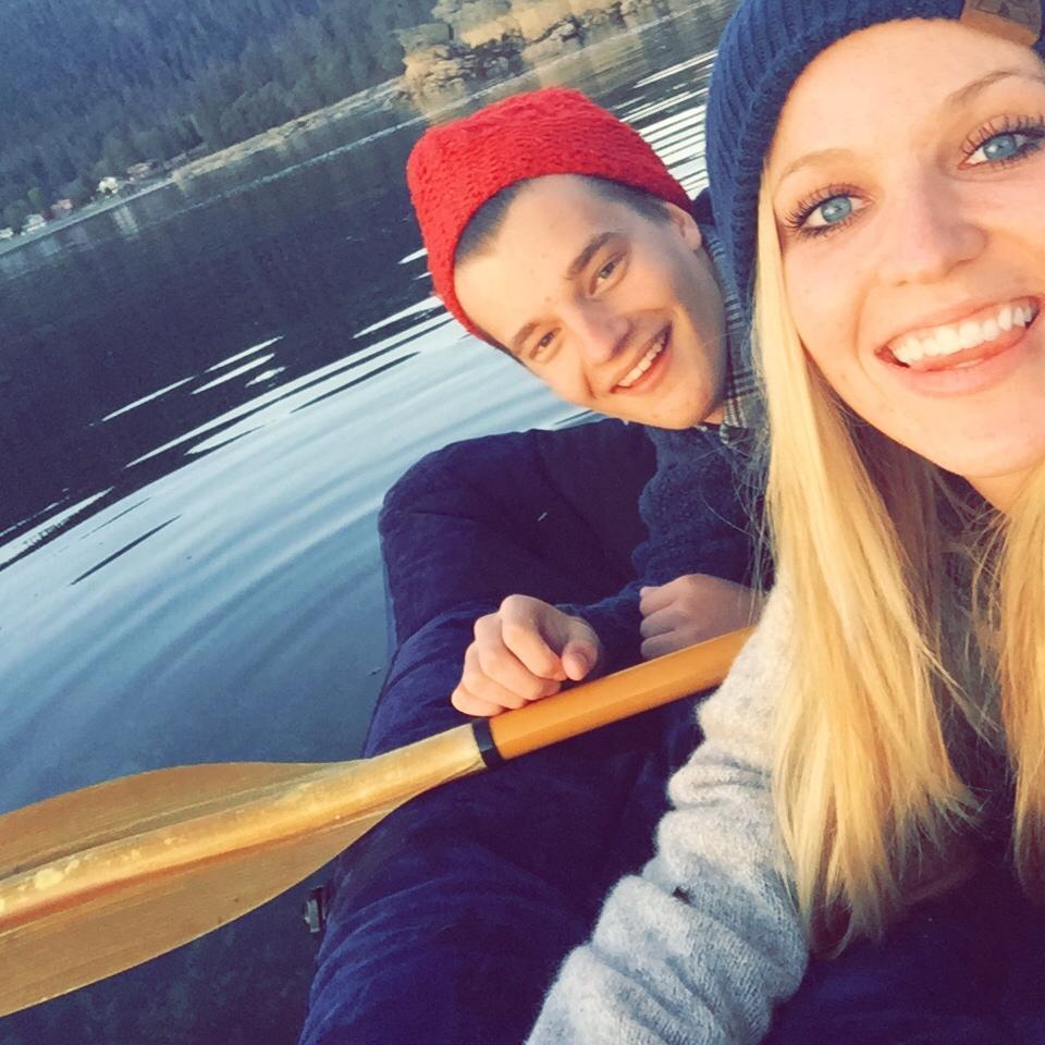Pre-Dating island camping complete with a paddle on an air mattress