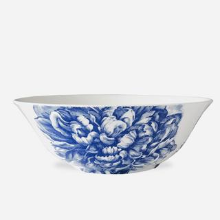 Peony Blue Medium Serving Bowl