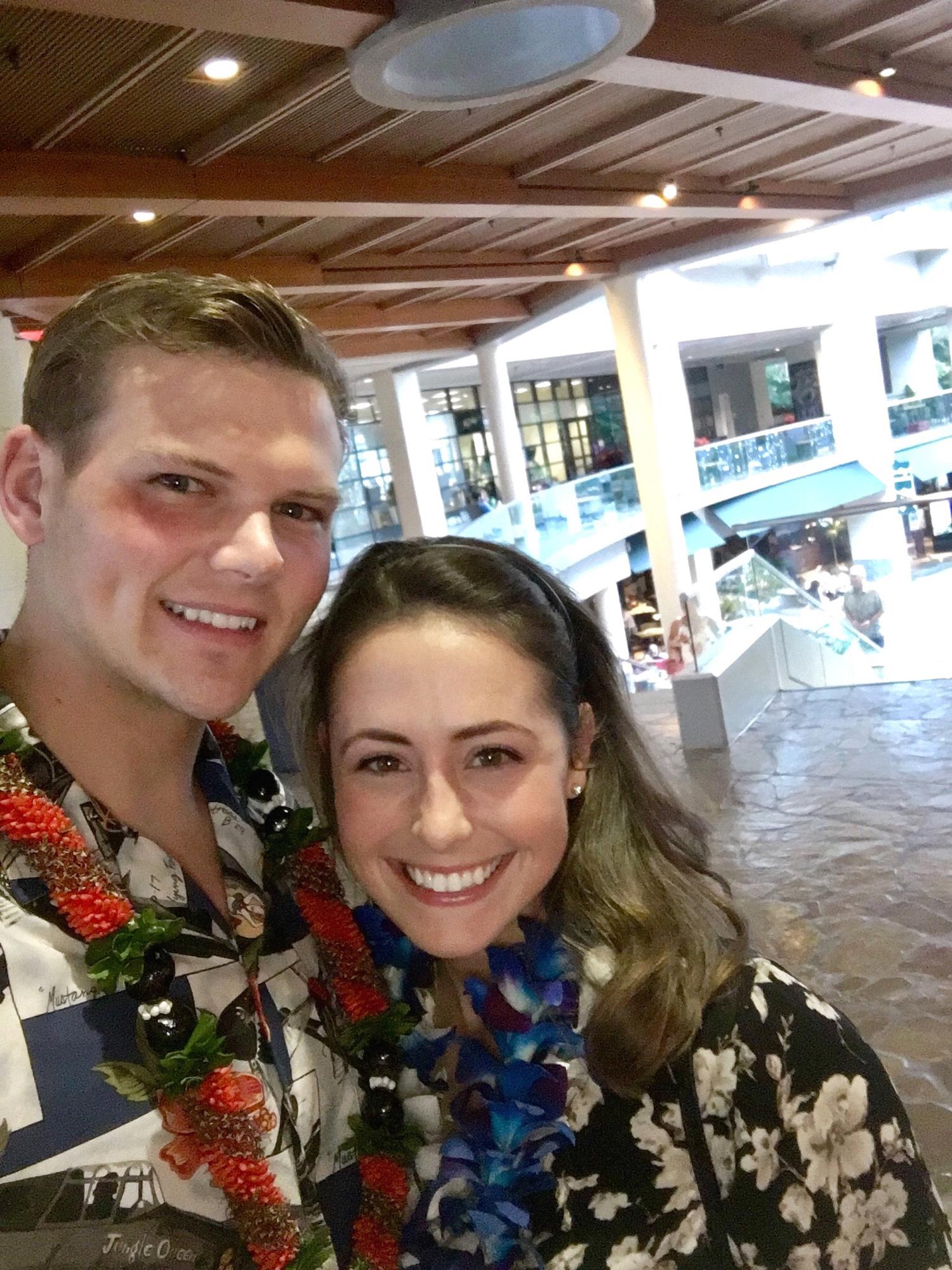 Chelsea’s first luau. Special thanks to Sean's brother, Ryan, for supplying our lei's for the evening.