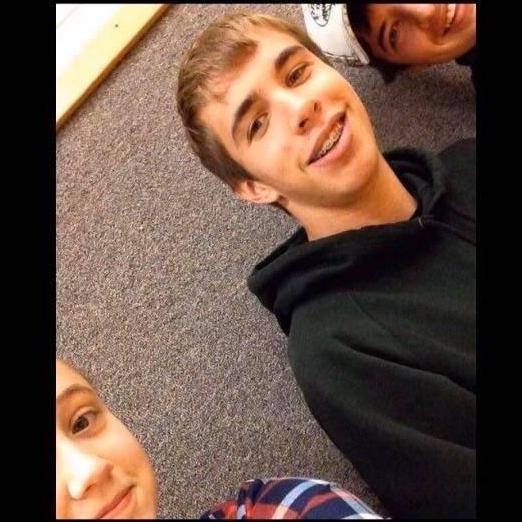 Rachael, Bruce, and Tim; The first time we met! (2016).
