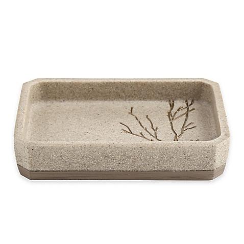 Berkshire Polyresin Soap Dish in Taupe