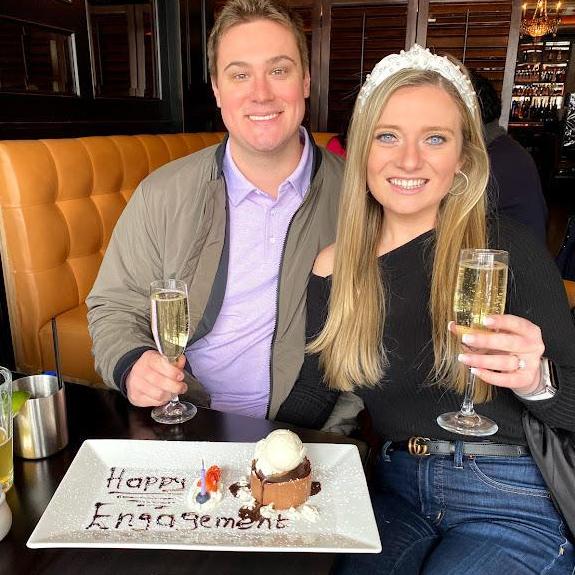 Celebrating our engagement with family - 2021