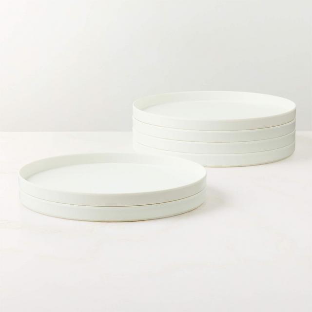 Palacio White Melamine Dinner Plates Set of 6