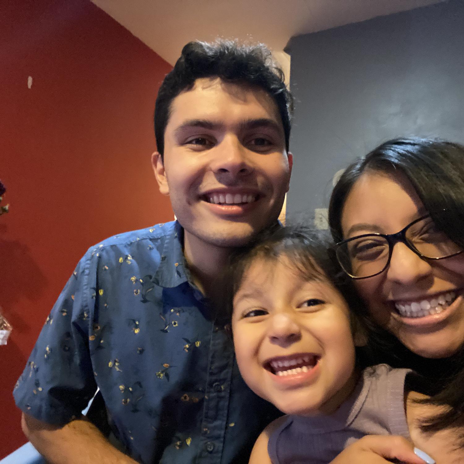 Posing with our niece Camila!