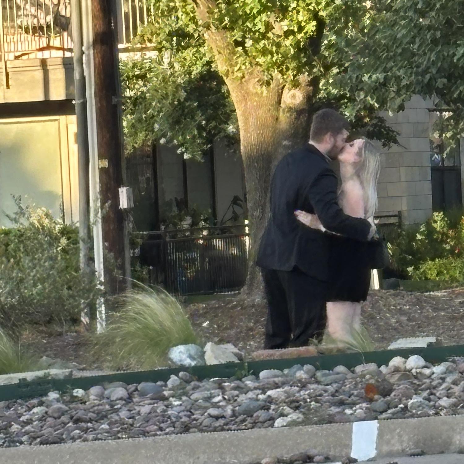 The engagement! Lou (Ryan’s dad) was hiding to take a video.