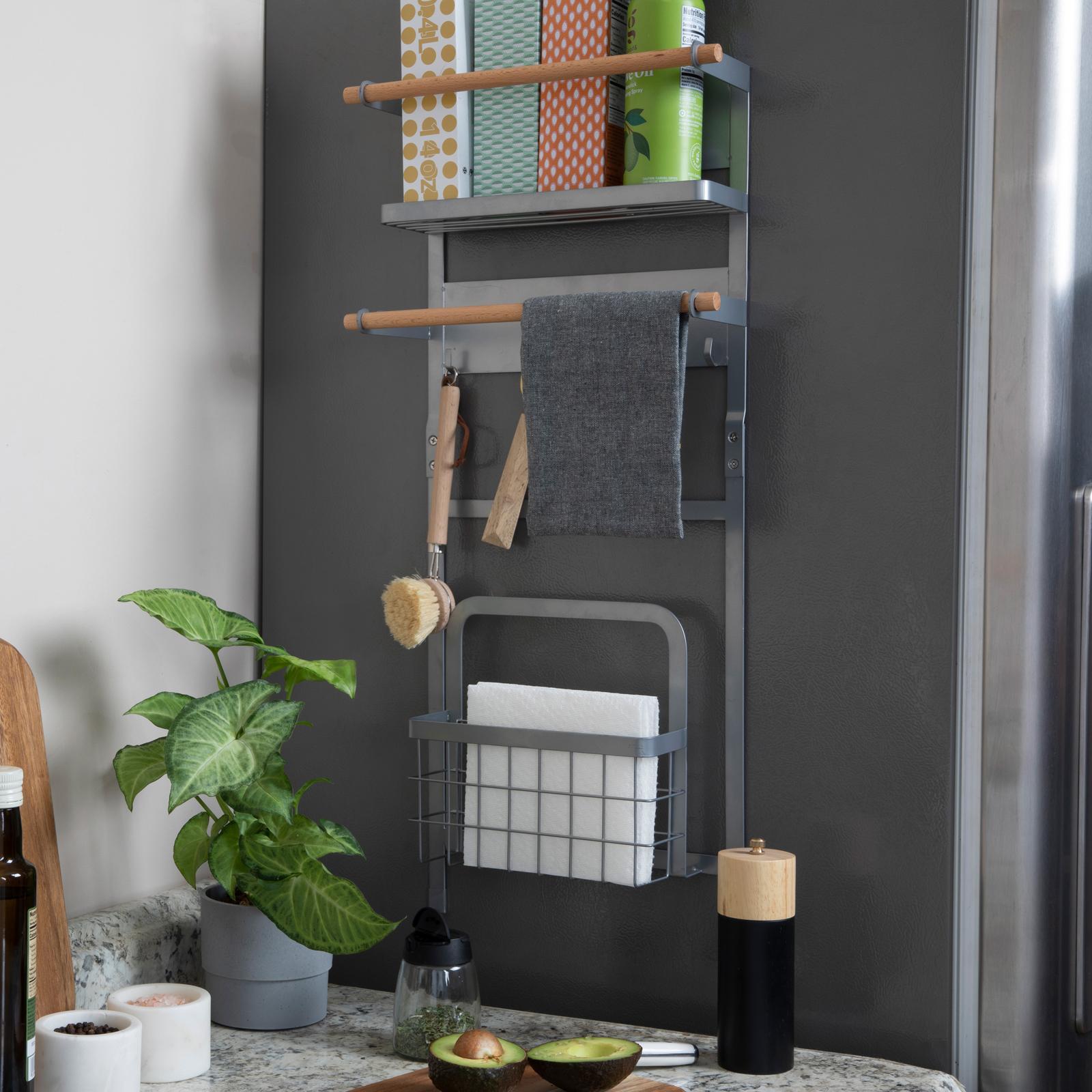 Household Essentials, Metal Magnetic Organizer Rack | Zola
