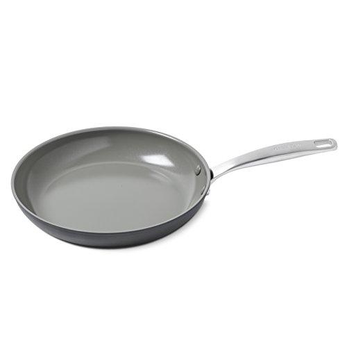 GreenPan Chatham 12" Ceramic Non-Stick Open Frypan, Grey - CC000122-001
