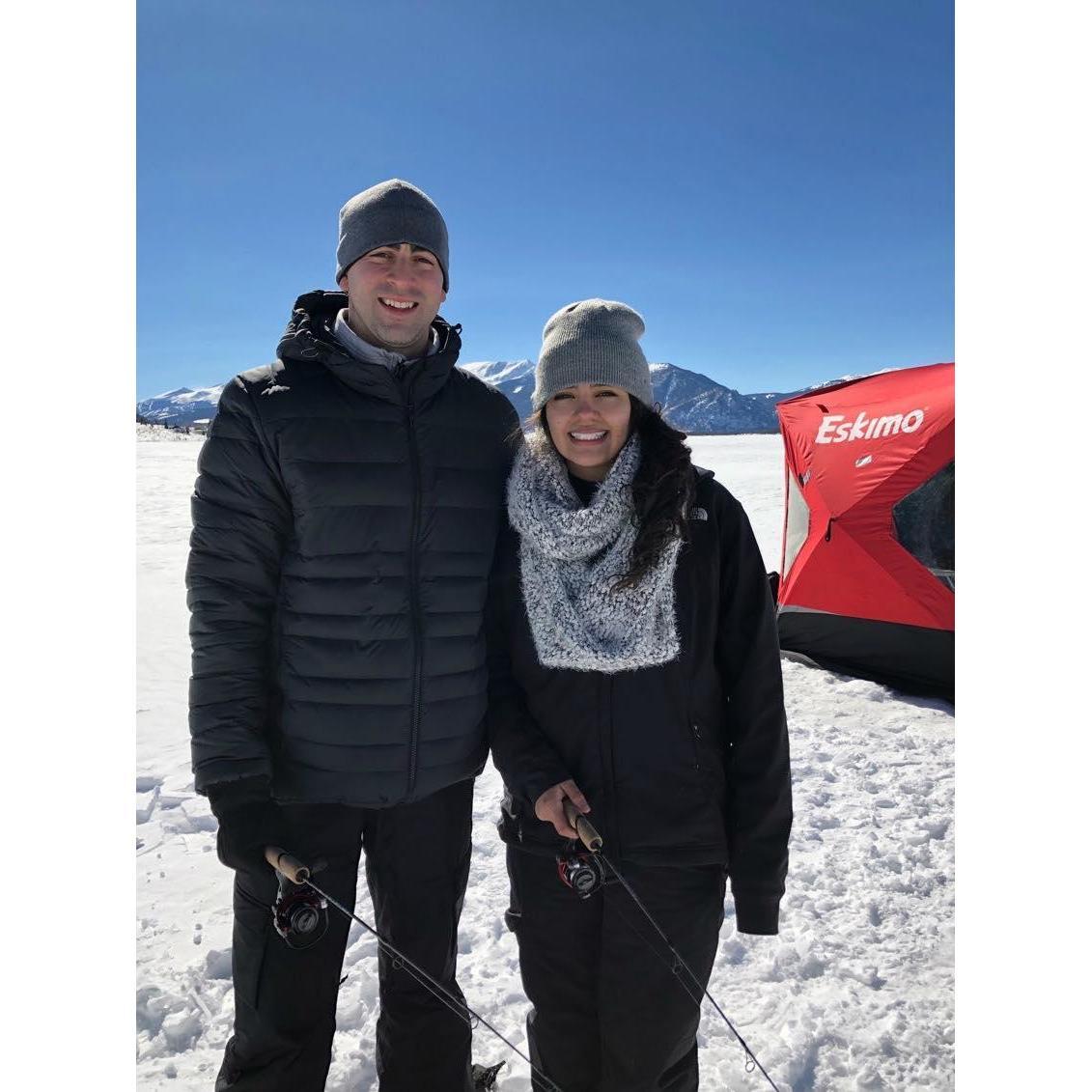 @ Lake Dillon, CO. 
{ice fishing}