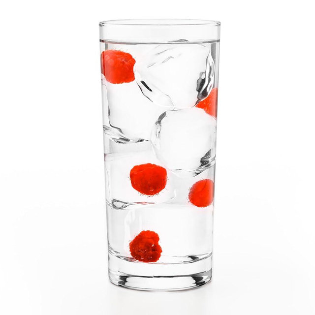 Libbey 817CD Heavy Base Finedge Rim Cooler Glasses, 15.75-ounce, Set of 12