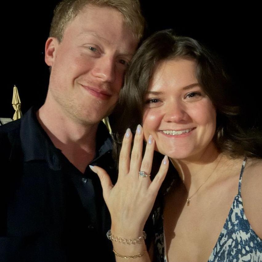 Nathan proposed on the beach in Cabo and we got to celebrate with the Hovorkas!