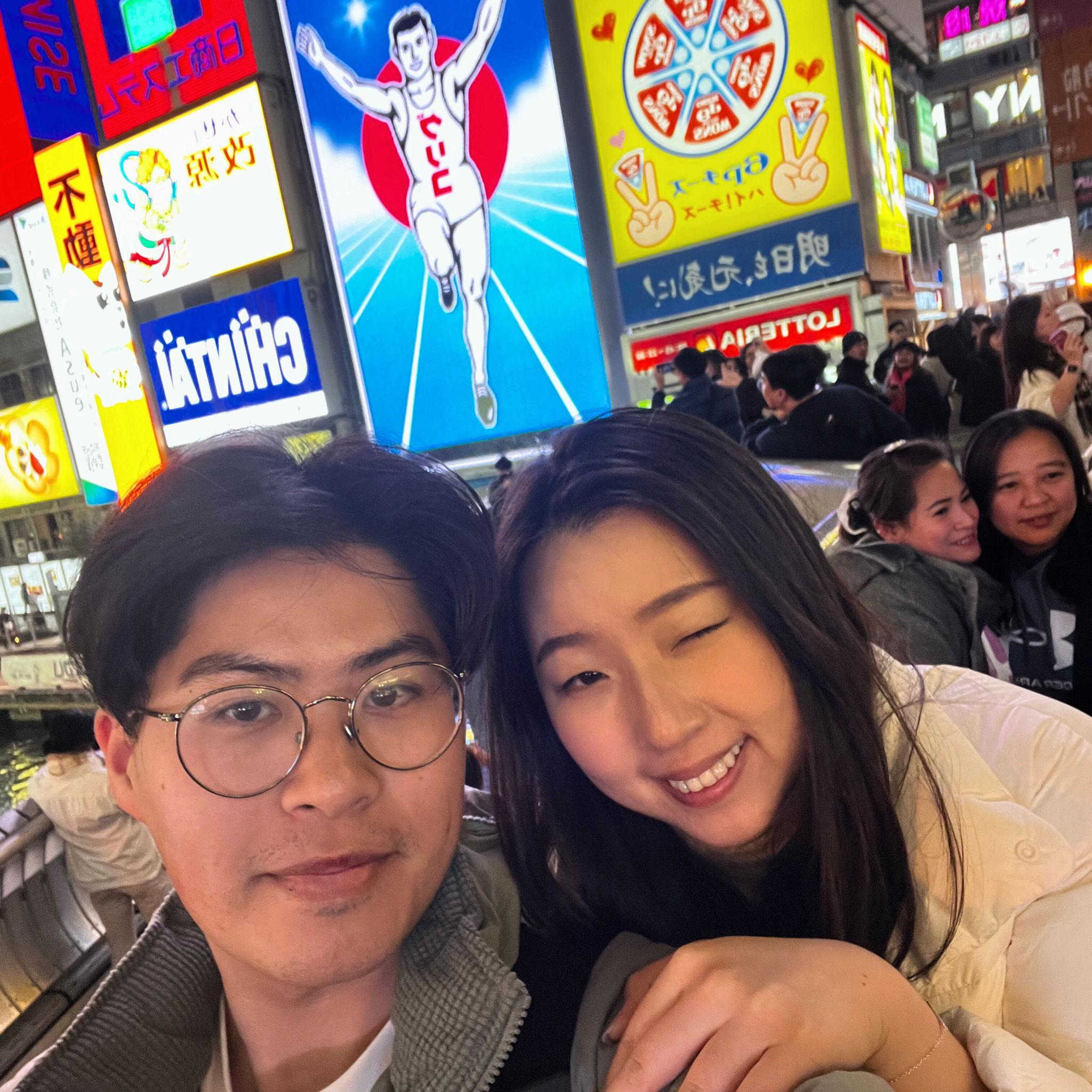 Obligatory Dotonbori selfie.