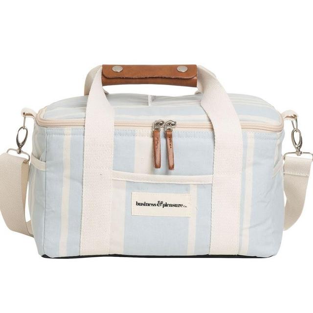 St. Tropez Premium Cooler, 15"W x 10"H, Vintage Blue Stripe